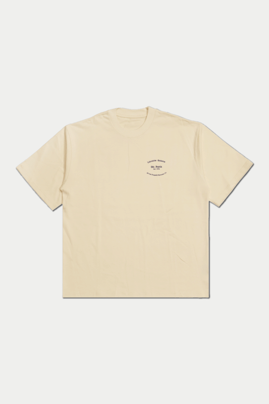 0fr. P.i.P Aleksi Cavaillez Boxy Tee Beige - 0fr. Tokyo