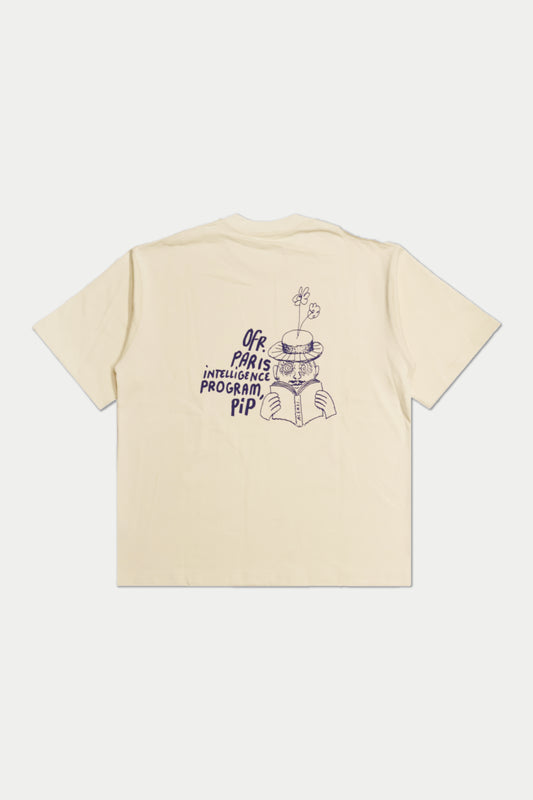 0fr. P.i.P Aleksi Cavaillez Boxy Tee Beige - 0fr. Tokyo