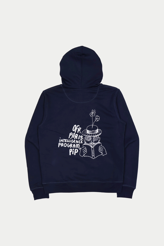 0fr. P.i.P Aleksi Cavaillez Hoodie Navy - 0fr. Tokyo