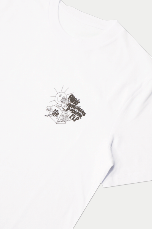 0fr. P.i.P Aleksi Livre et Garçon Onepoint Tee White Black - 0fr. Tokyo