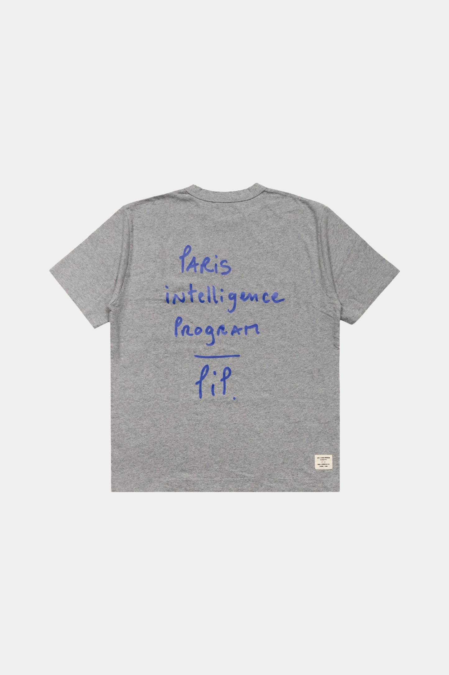 0fr. Paris intelligence Program Tee Grey