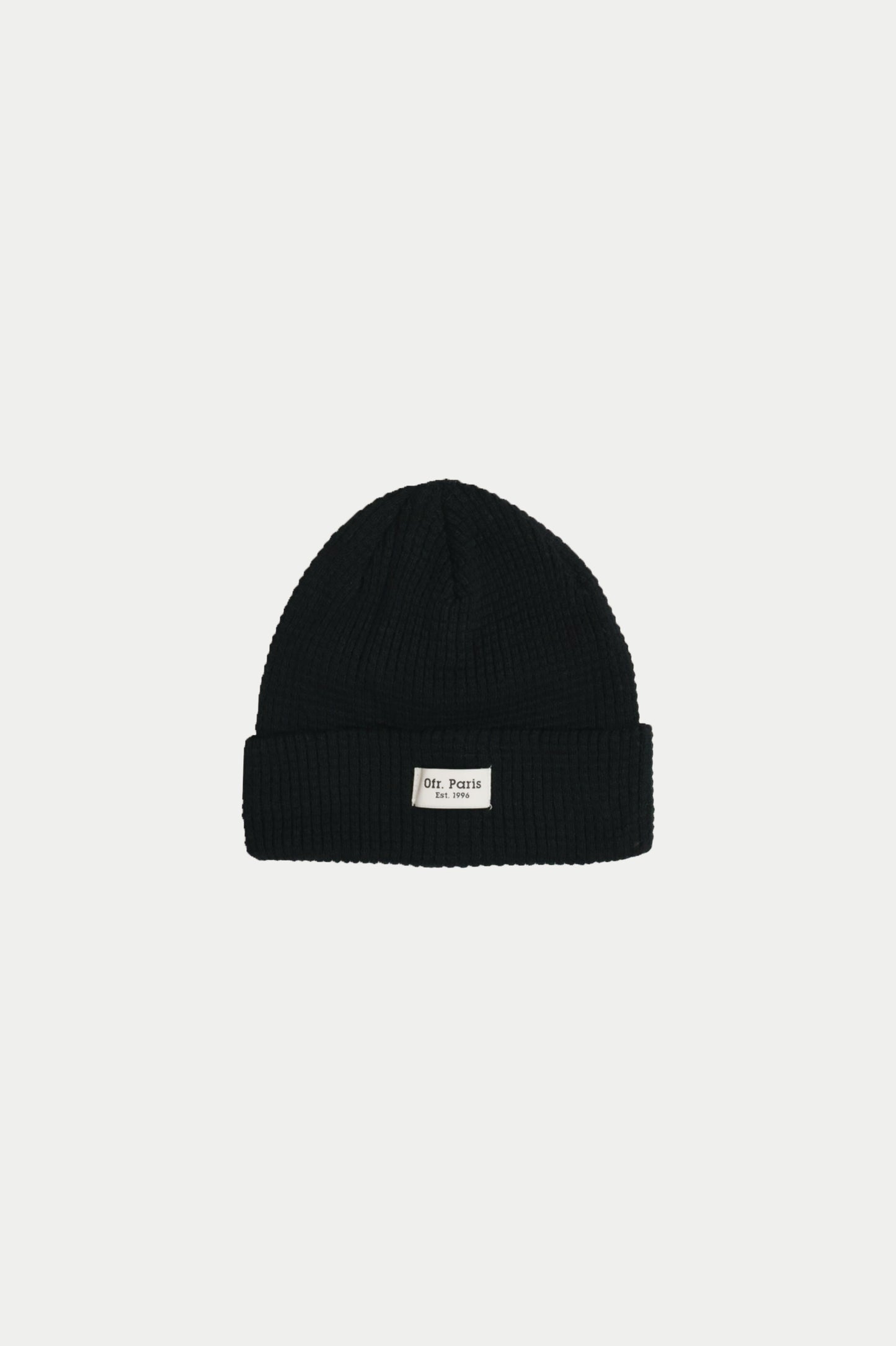 0fr. Paris × HEMEN BIARRITZ Beanie Hat Black Made in France