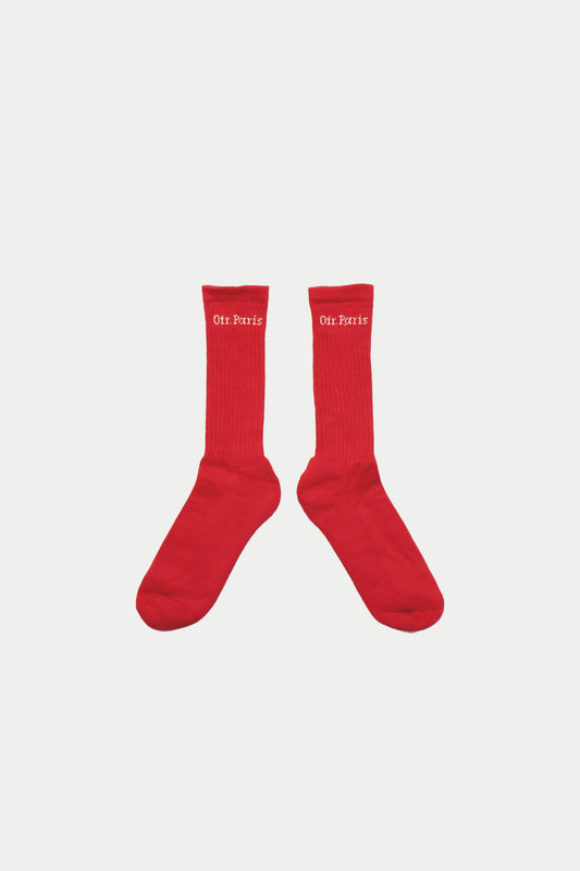 0fr. Paris × HEMEN BIARRITZ Socks Red
