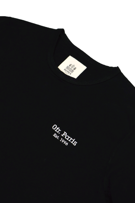 0fr. Paris × HEMEN BIARRITZ Tee Shirt Dani Black