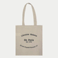 0fr. Tokyo Boutique romantique, Nakameguro le grand début Eco Bag Grey - 0fr. Tokyo