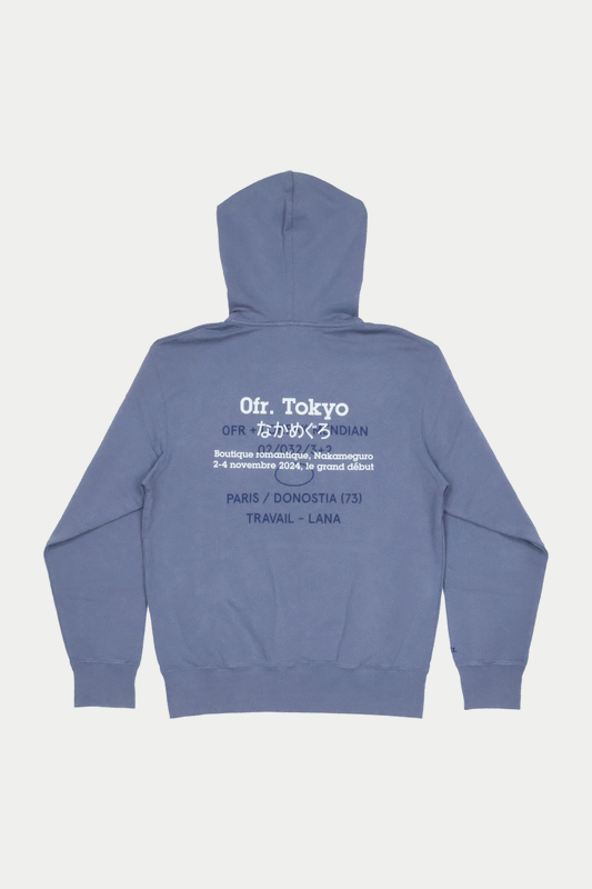 0fr. Tokyo Boutique romantique, Nakameguro le grand début Hoodie (SIZE: S/M/L) - 0fr. Tokyo