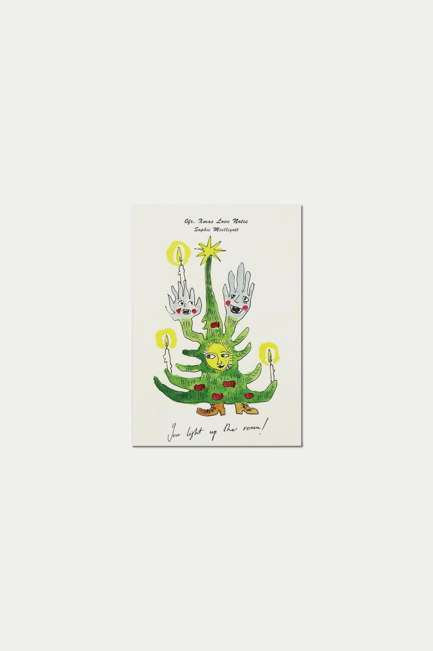 0fr. Xmas Love notes Postcardbook