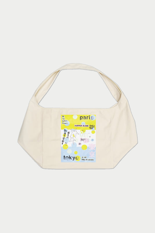 0fr. harper slone 0fr. Tokyo  double expo Travail Cross Bag Stone