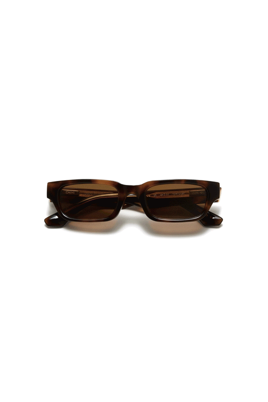 10 Slim Rectangular Sunglasses Tortoise