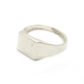 70s French Vintage Silver Signet Ring