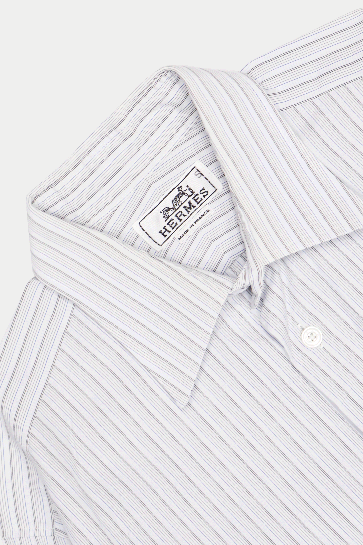 80s Hermès Stripe LS Shirts Made in France