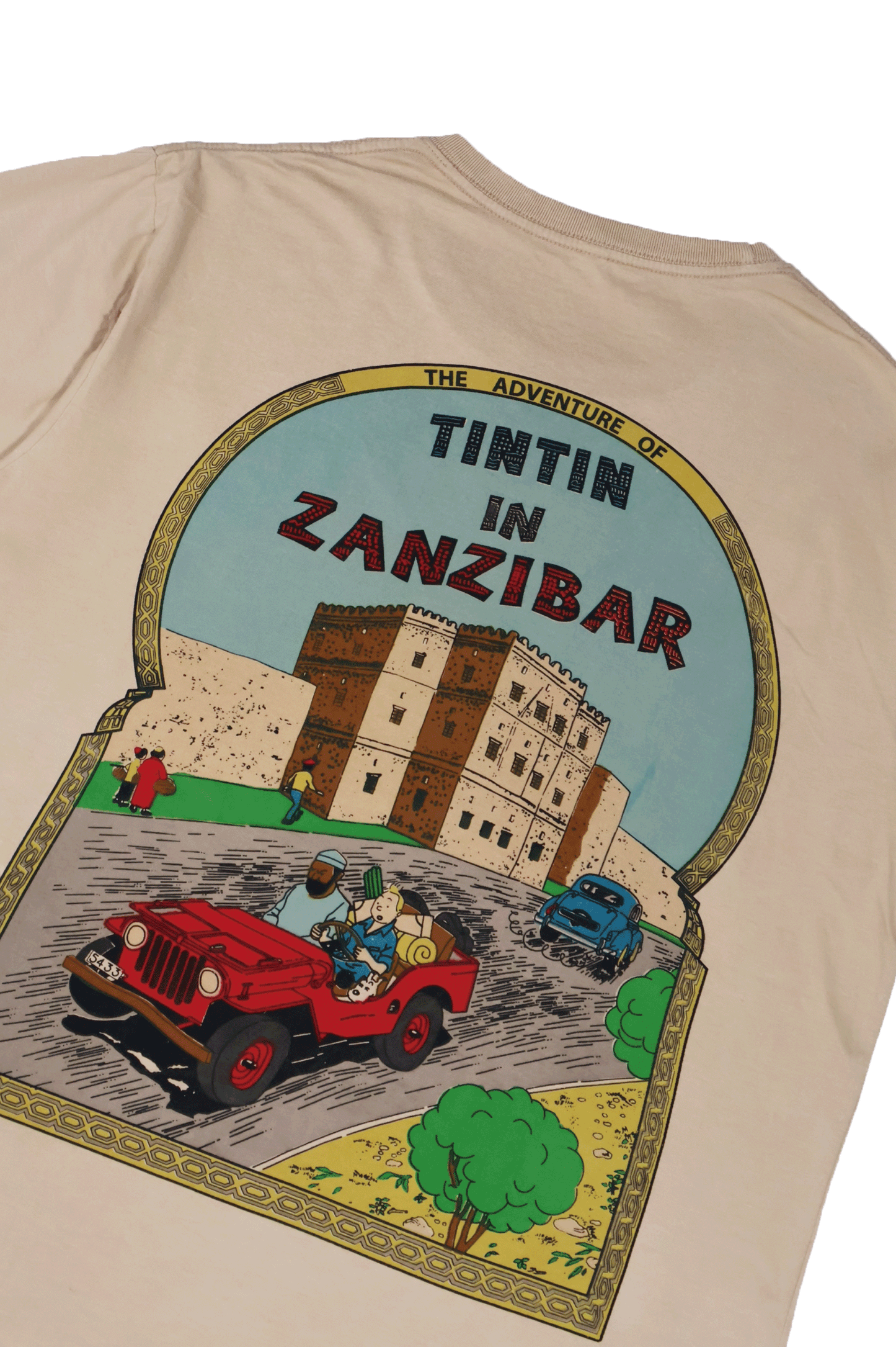 90s THE ADVENTURE OF TINTIN IN ZANZIBAR Tee