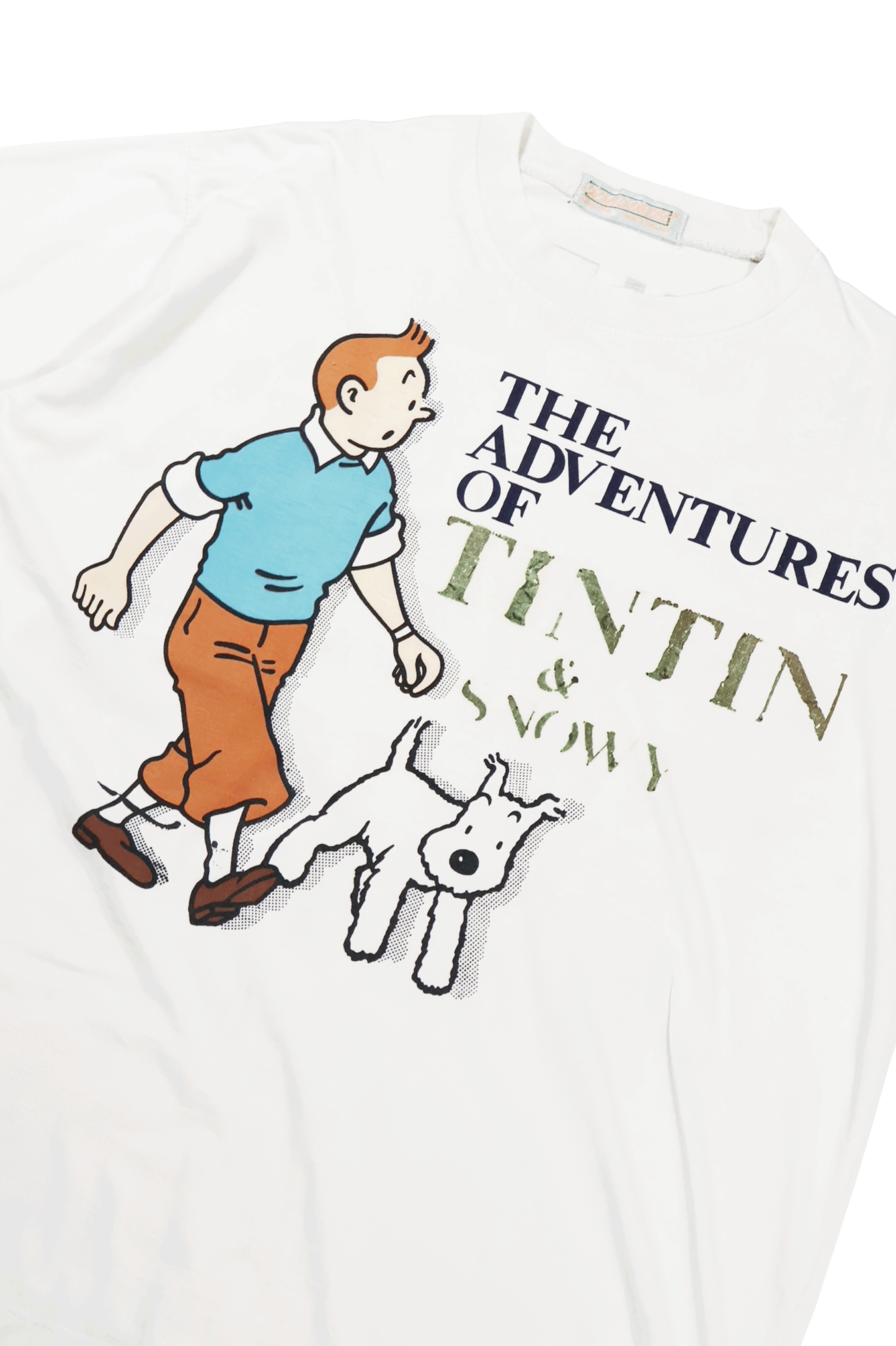 90s THE ADVENTURE OF TINTIN & SNOWY Tee