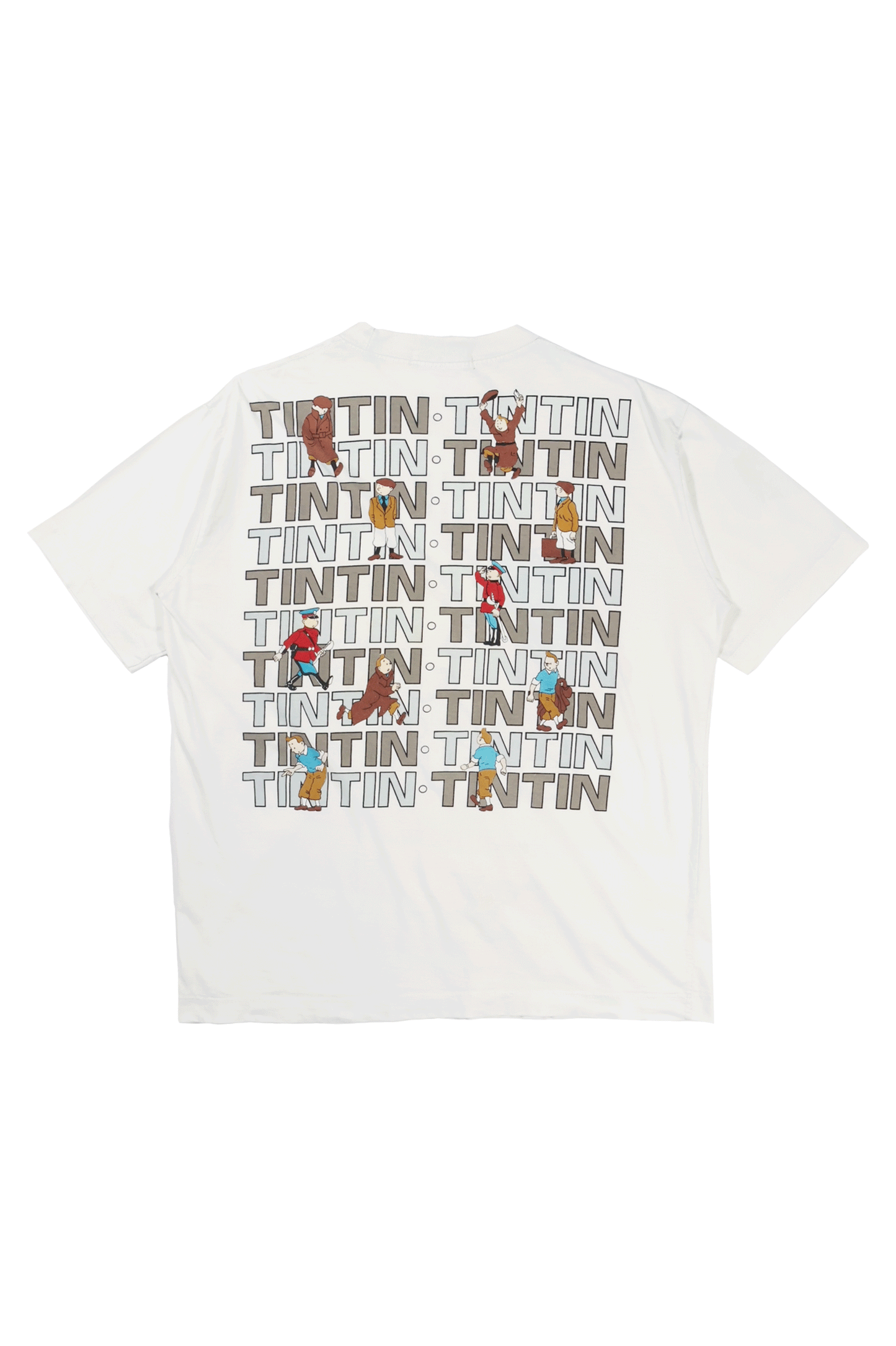 90s THE ADVENTURE OF TINTIN & SNOWY Tee