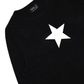 90s agnès b. Star LS Tee Black