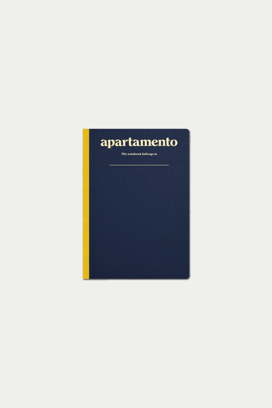 APARTAMENTO NOTEBOOKS Dark Blue + Heart Sticker