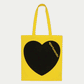 Apartamento Heart Tote Bag Yellow