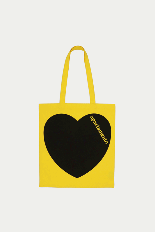 Apartamento Heart Tote Bag Yellow