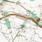 Art Deco Paris Map