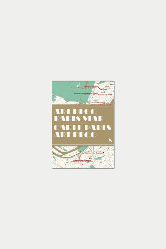 Art Deco Paris Map