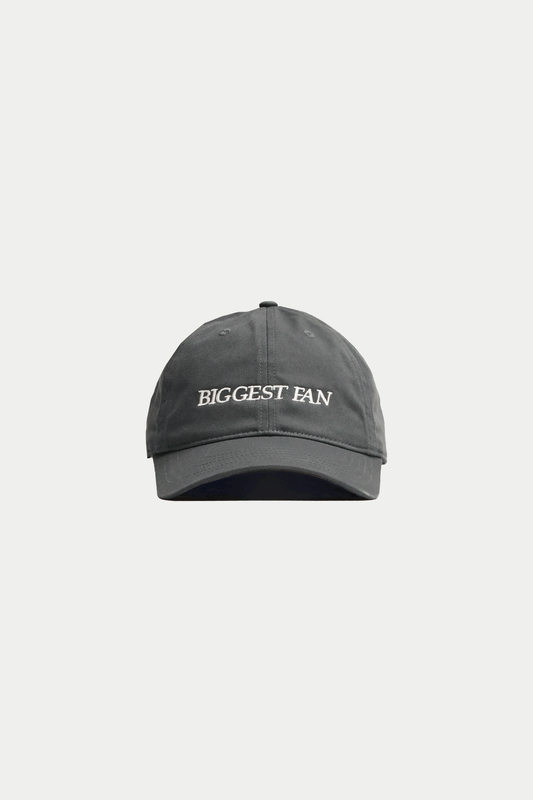 BIGGEST FAN HAT Charcoal