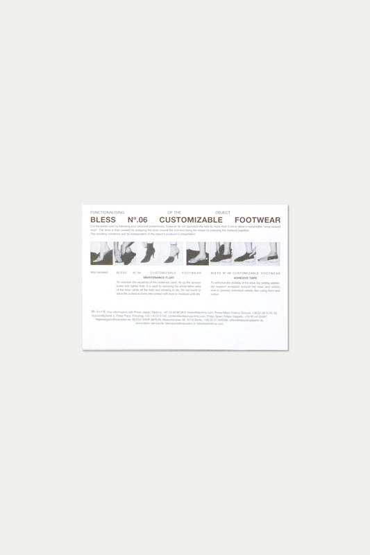 BLESS POSTCARD Nº06 Customizable Footwear