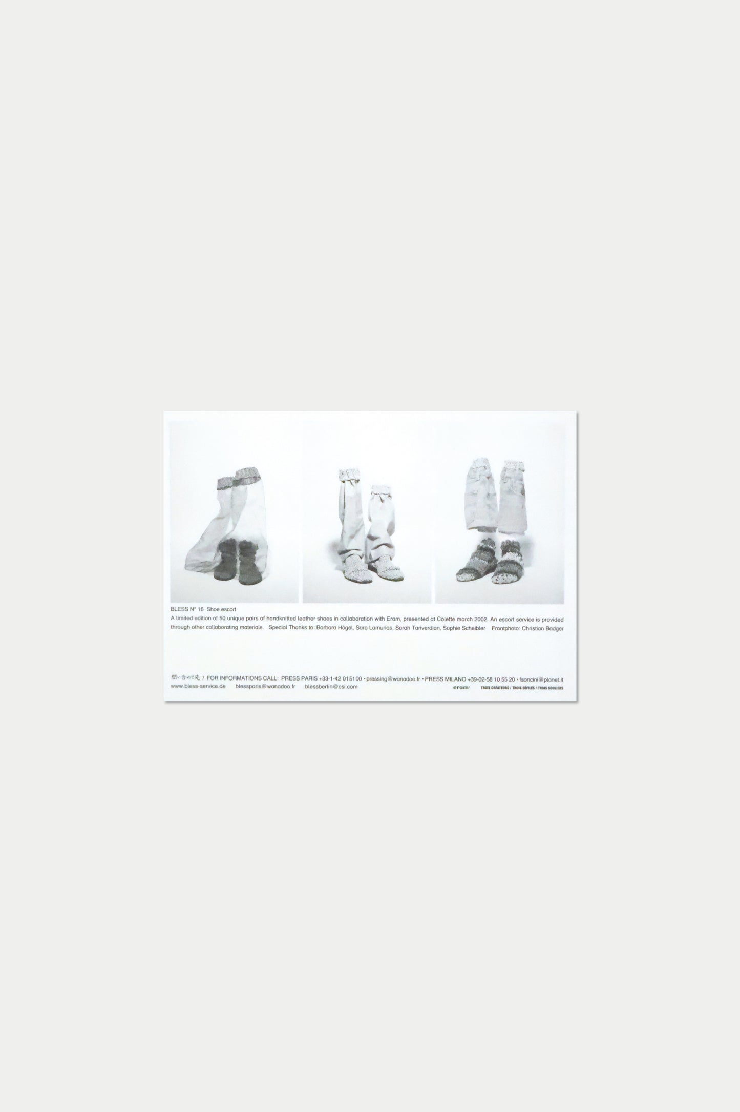 BLESS POSTCARD Nº16 Shoe Escorts