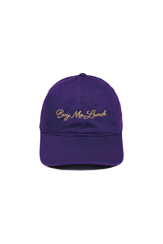 BUY ME LUNCH HAT Purple