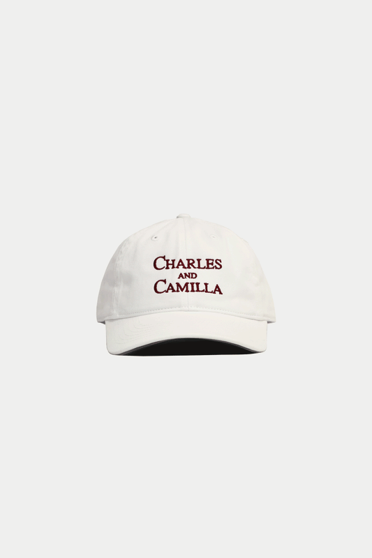 CHARLES AND CAMILLA HAT White