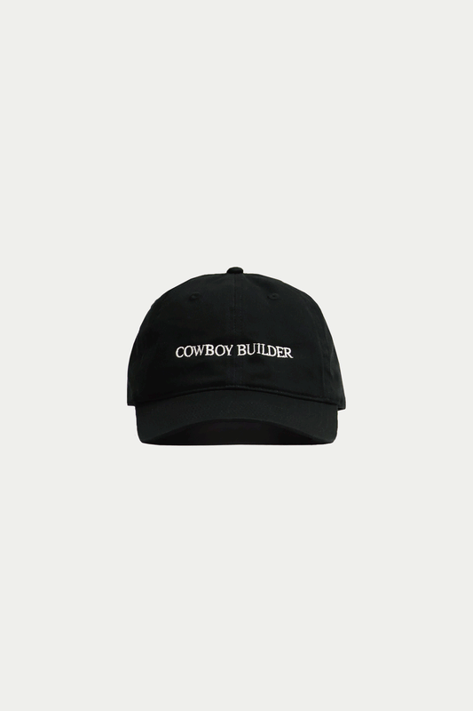 COWBOY BUILDER HAT Black