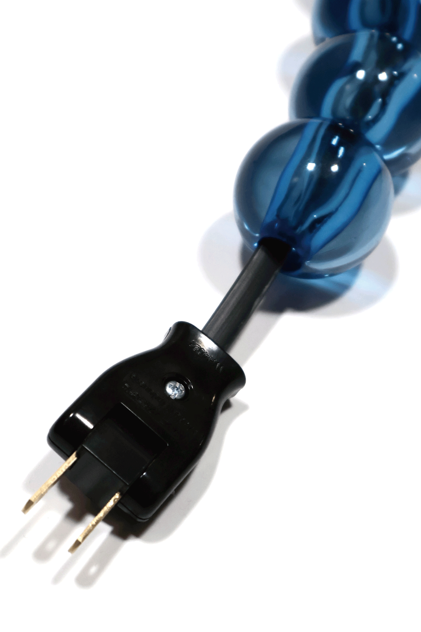 Cable Jewelry Multiplug Synthetic Pearl 0.9m Black Azur