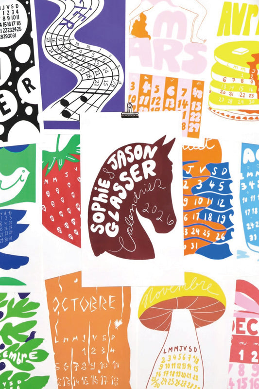 Calendar 2026 Sophie and Jason Glassser