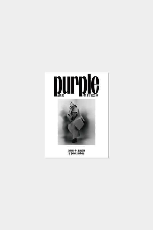 PURPLE #44 F/W 2025 The Analog Issue Comme des Garçons by Johan Sandberg