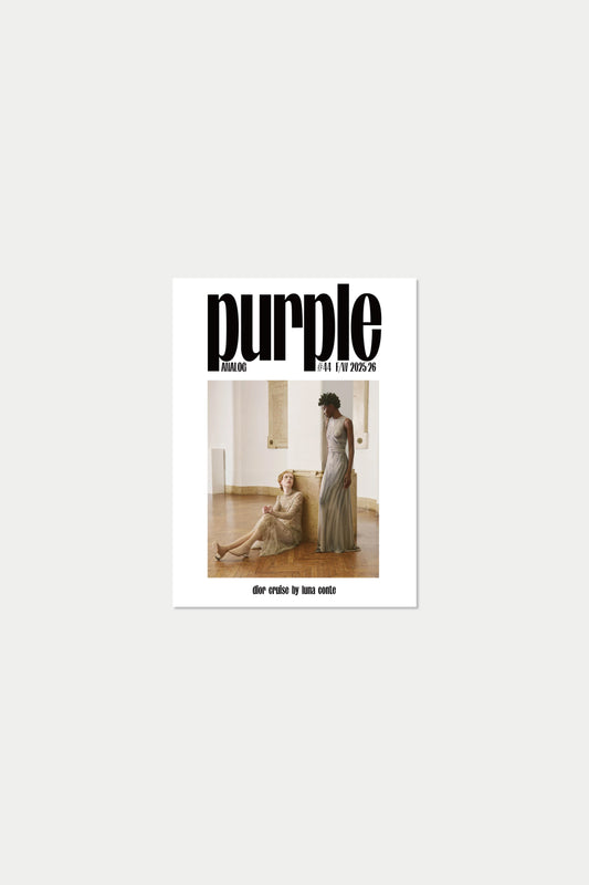 PURPLE #44 F/W 2025 The Analog Issue Dior Cruise 2026 by Luna Conte