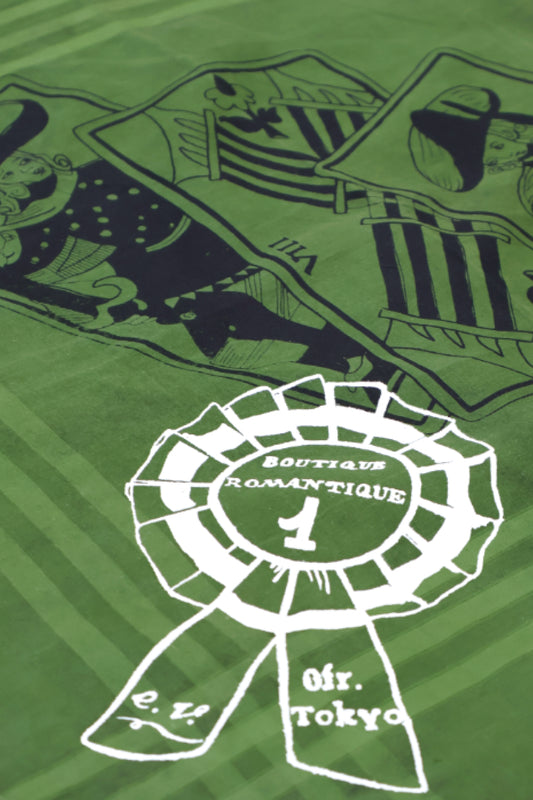 En Vrac Paris × 0fr. Tokyo × BOUTIQUE ROMANTIQUE ( 1 Year Anniversary ) Collaboration Bandana Green