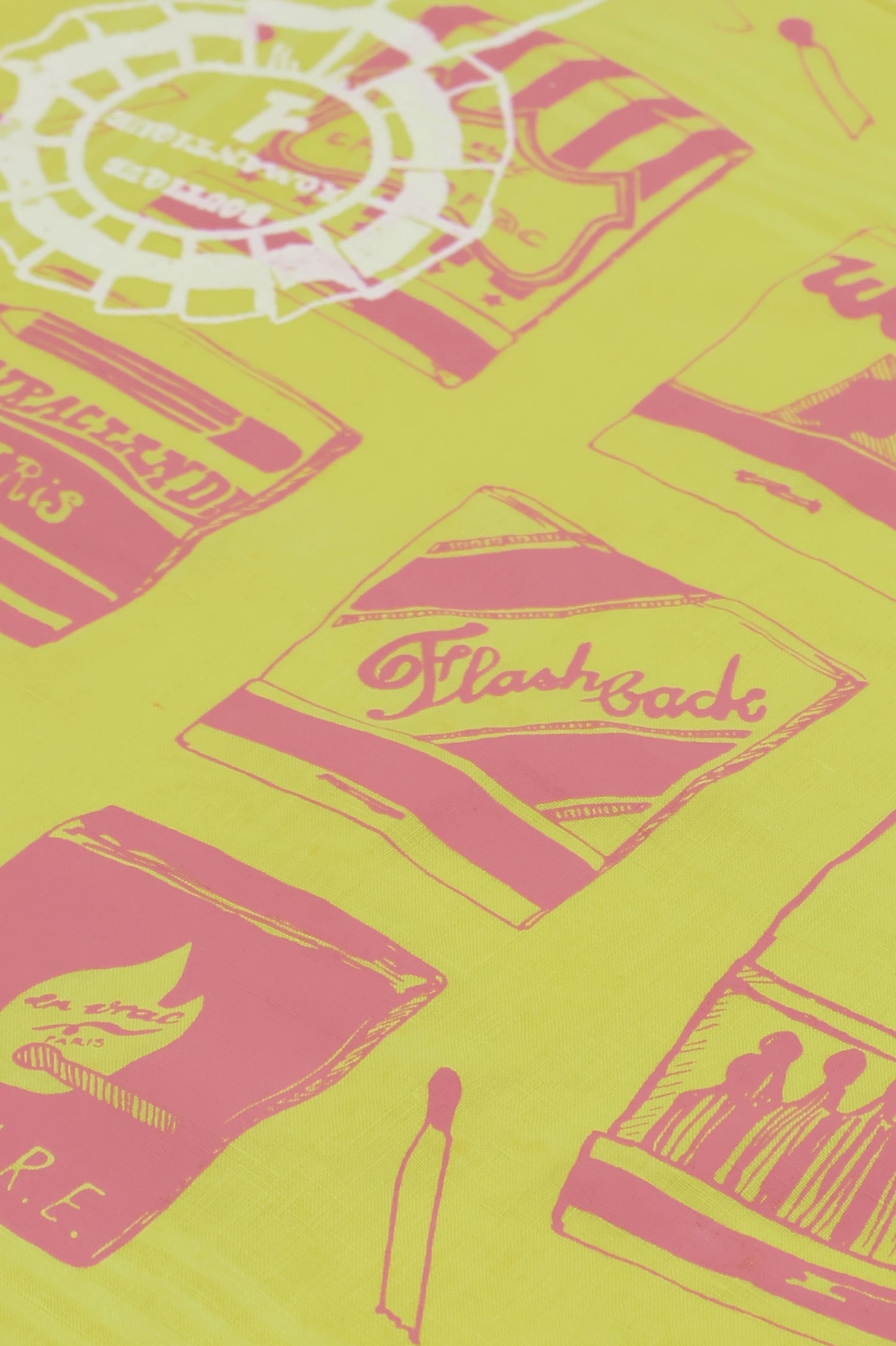 En Vrac Paris × 0fr. Tokyo × BOUTIQUE ROMANTIQUE ( 1 Year Anniversary ) Collaboration Bandana Yellow