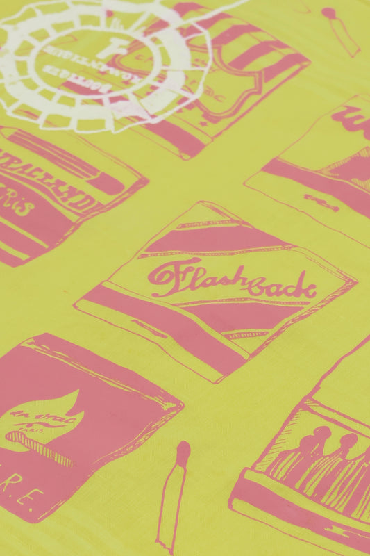 En Vrac Paris × 0fr. Tokyo × BOUTIQUE ROMANTIQUE ( 1 Year Anniversary ) Collaboration Bandana Yellow