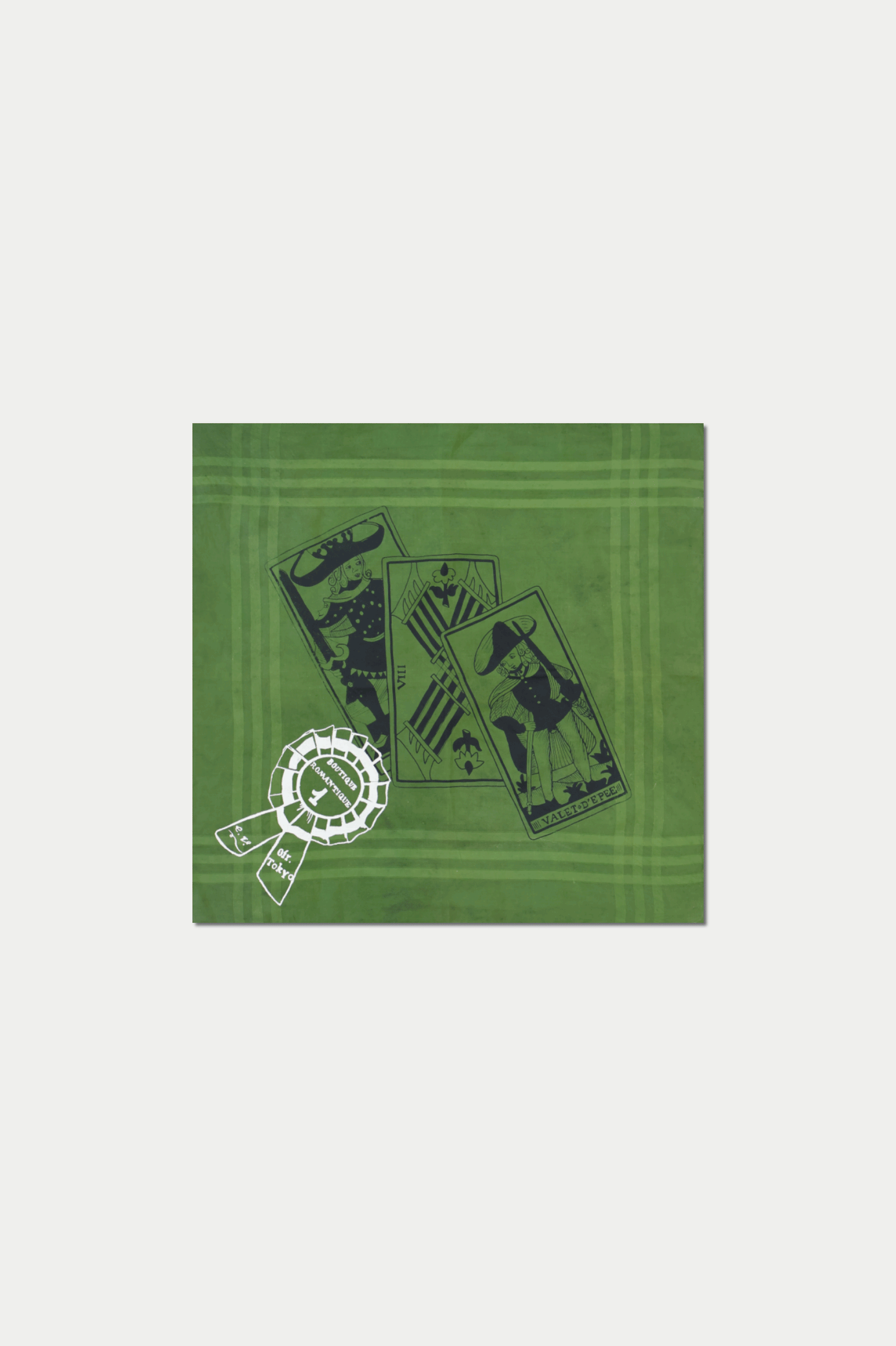 En Vrac Paris × 0fr. Tokyo × BOUTIQUE ROMANTIQUE ( 1 Year Anniversary ) Collaboration Bandana Green