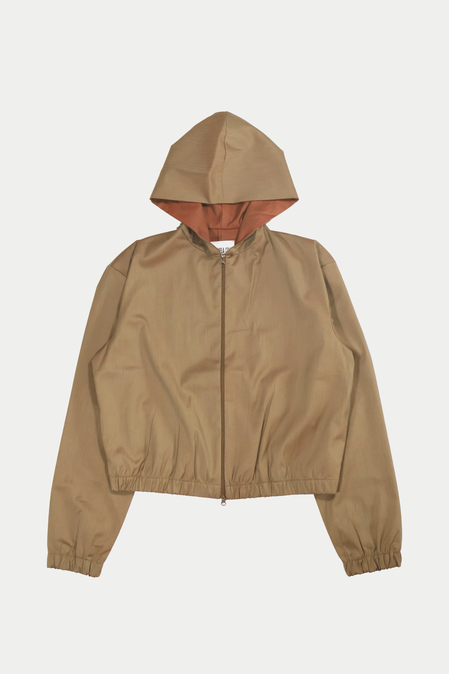 NO.294 LORO PIANA FINE WOOL DOUBLED HOODED Camel