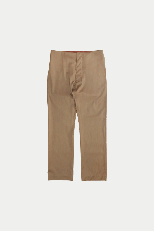 NO.205 LORO PIANA FINE WOOL TROUSERS Camel