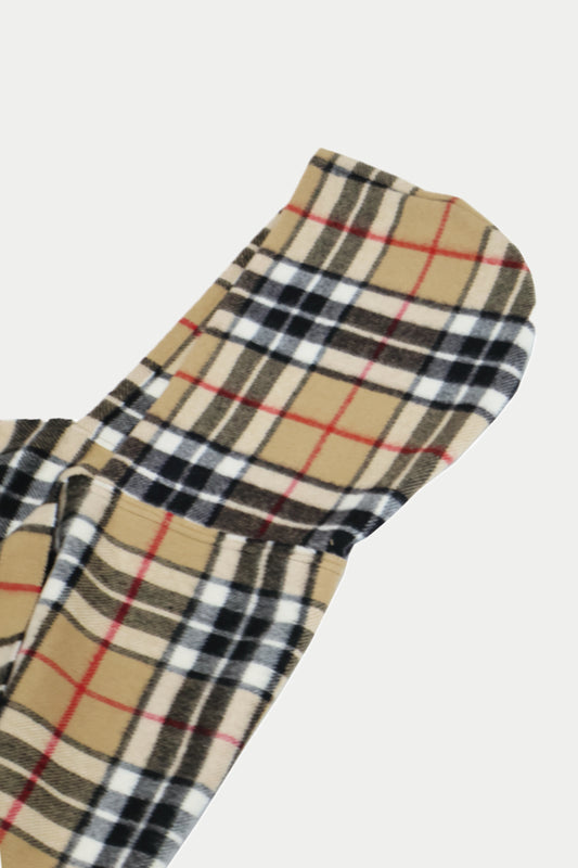 HOODSCARF Scarf Beigecheck