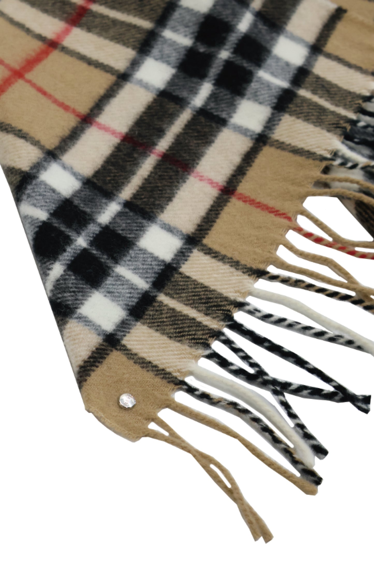 HOODSCARF Scarf Beigecheck