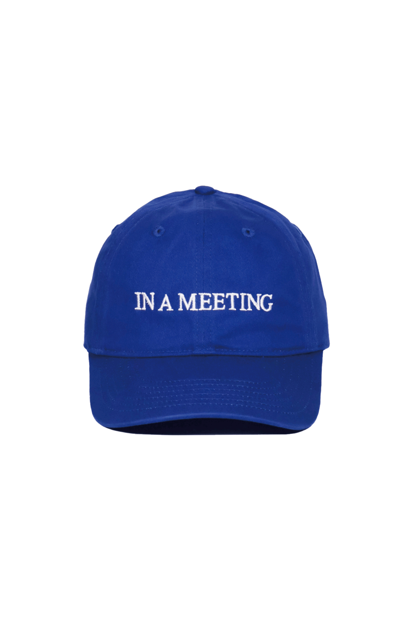 IN A MEETING HAT