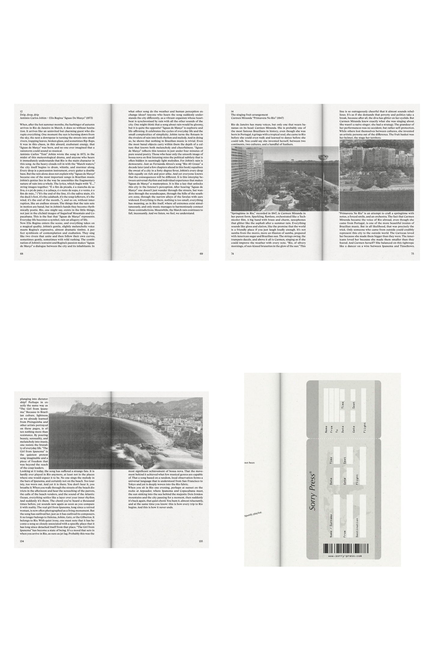 IT BEGAN IN IPANEMA : Rio de Janeiro in 50 Songs by Daniel Haaksman