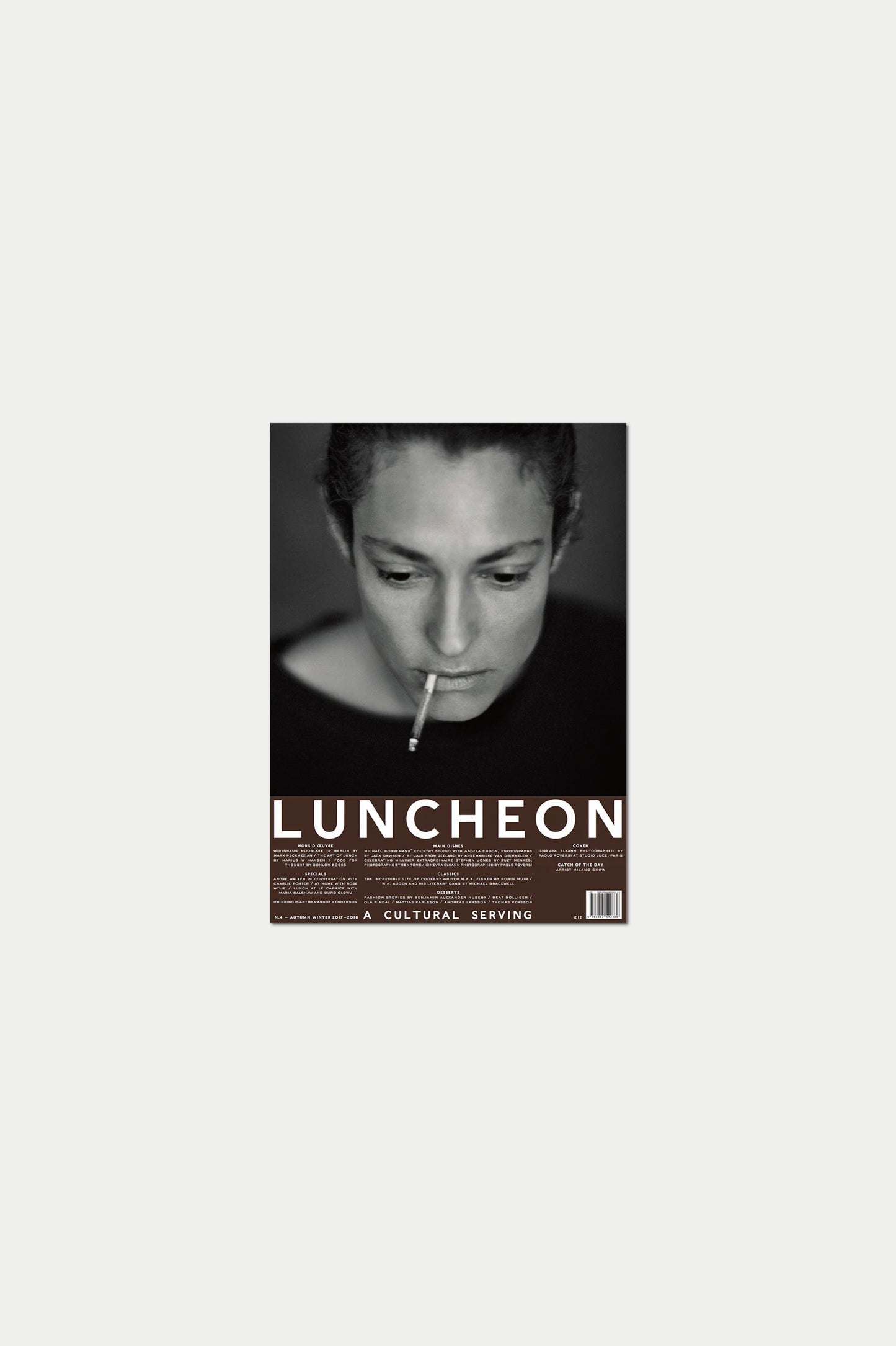 LUNCHEON no. 4 Ginevra Elkann by Paolo Roversi at Studio Luce Paris
