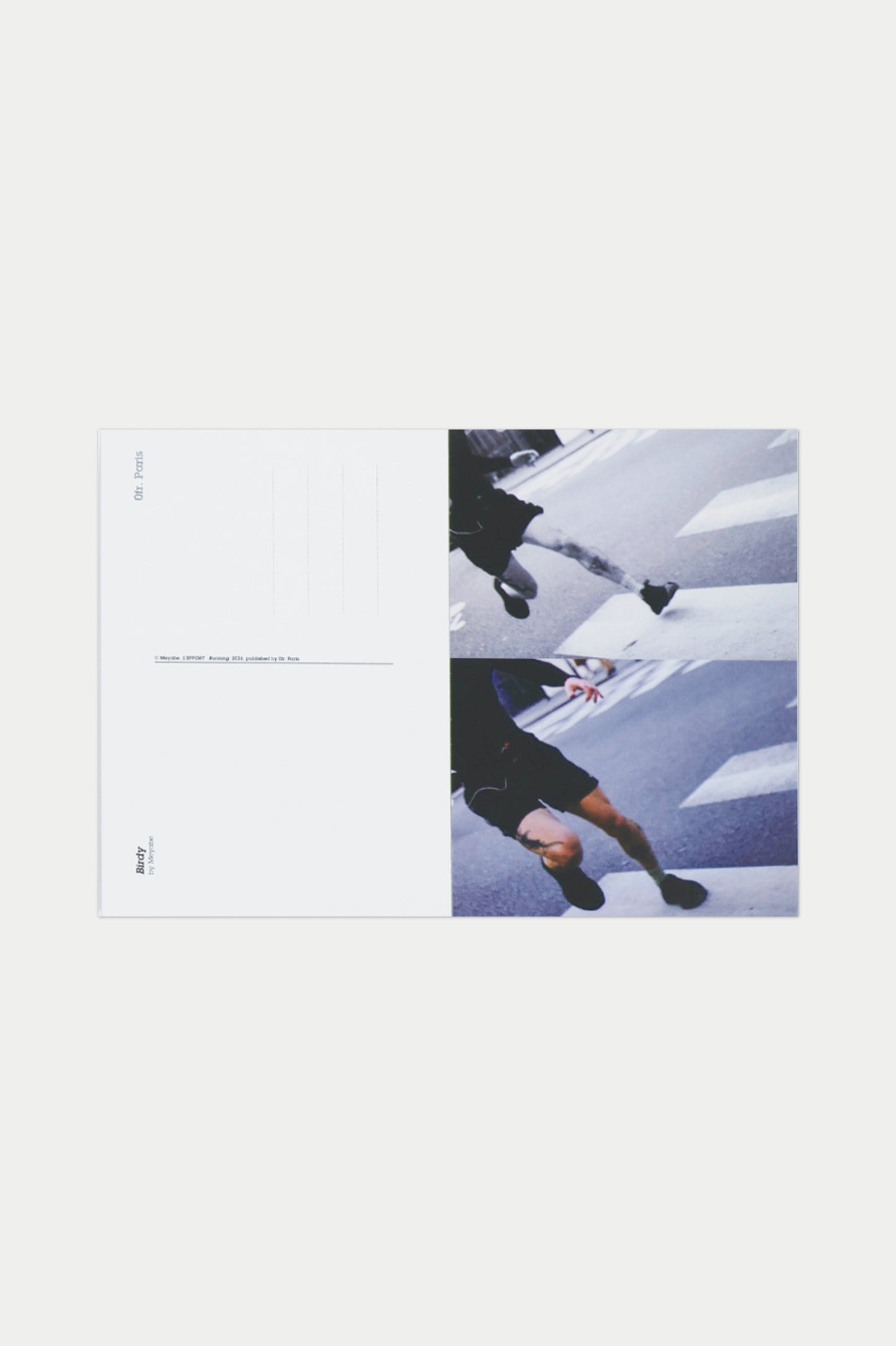 L'EFFORT Running by Meyabe Postcardbook