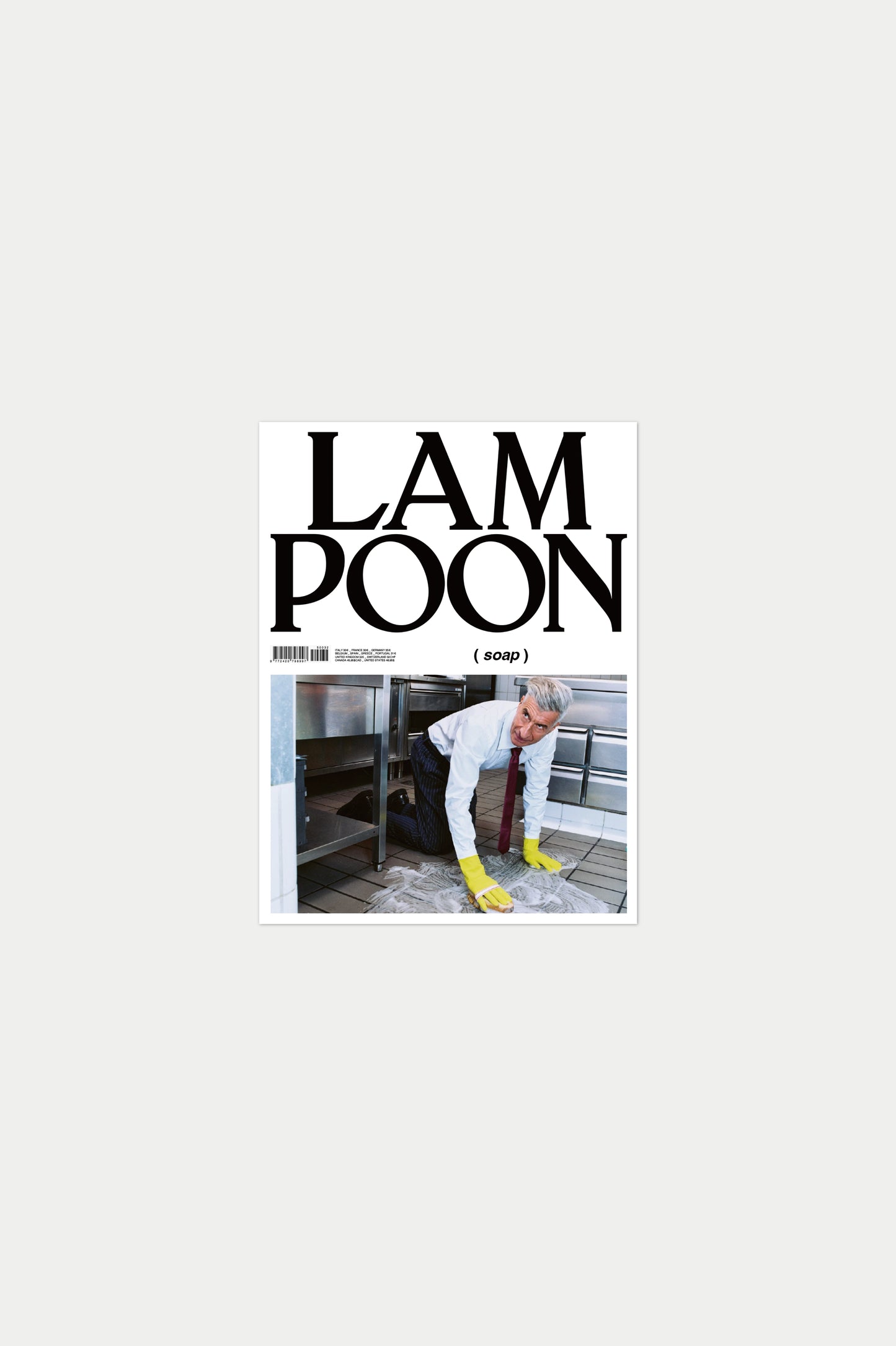 Lampoon 32 SOAP, Art Isn’t A Detergent, Maurizio Cattelan