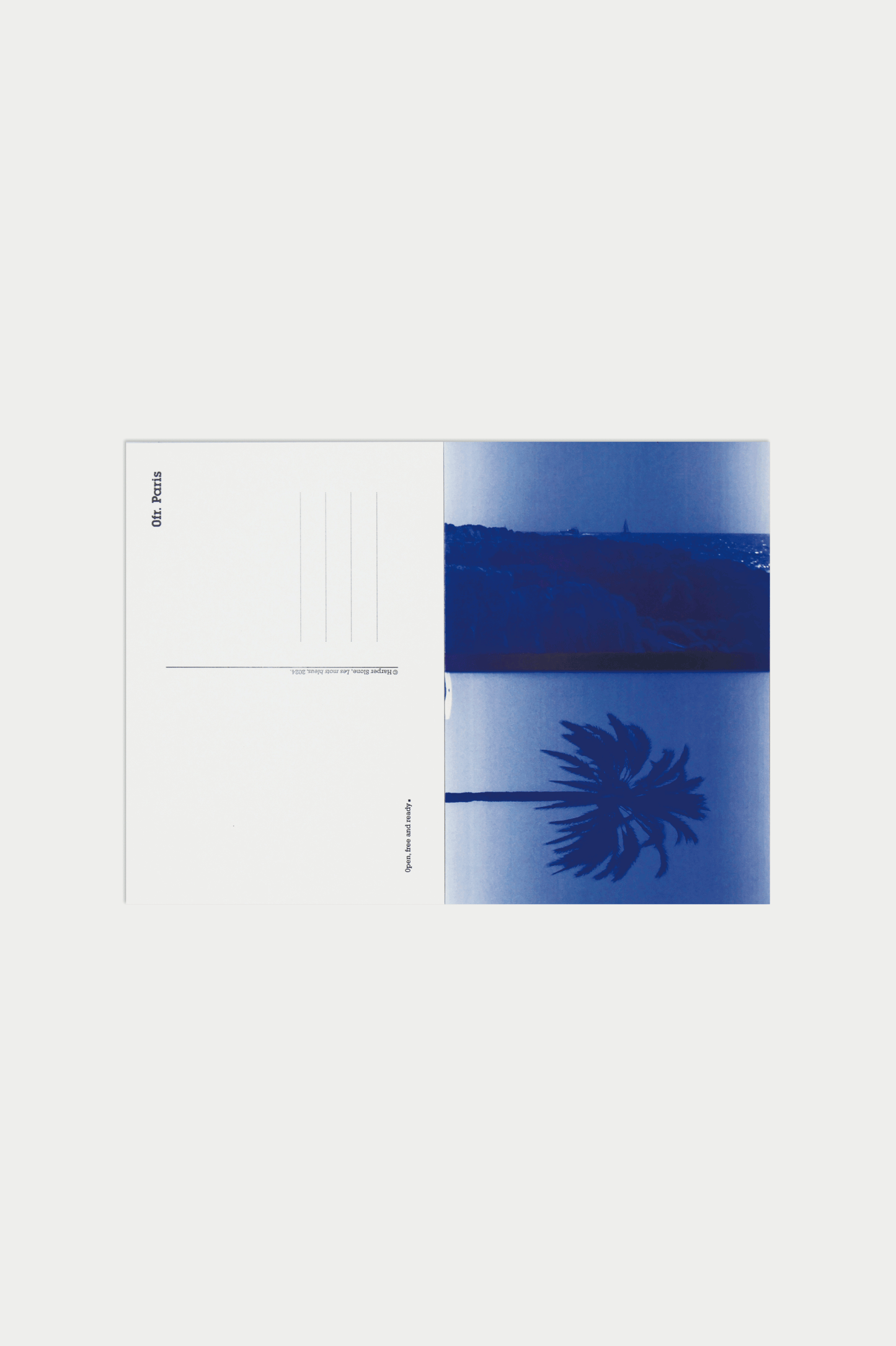 Les mots bleus by Harper Slone Postcardbook - 0fr. Tokyo