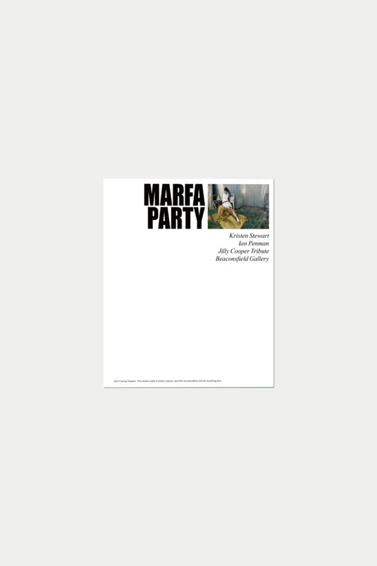 MARFAPARTY Kriesten Stewart by Zoë Ghertner & Emma Wyman 2