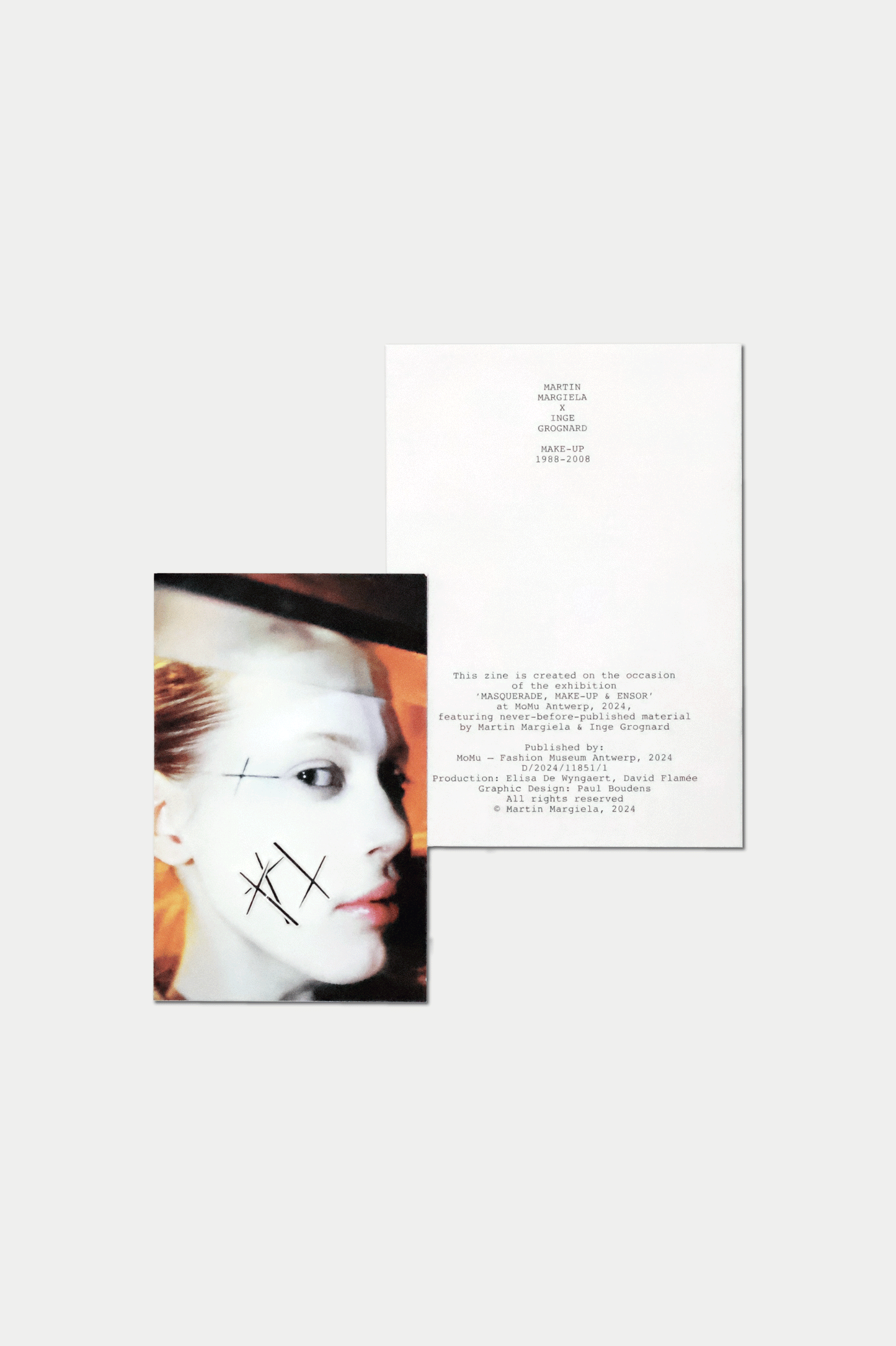 Martin Margiela x Inge Grognard - Make-Up 1988-2008 + SET OF 3 TEMPORARY FACE TATTOOS